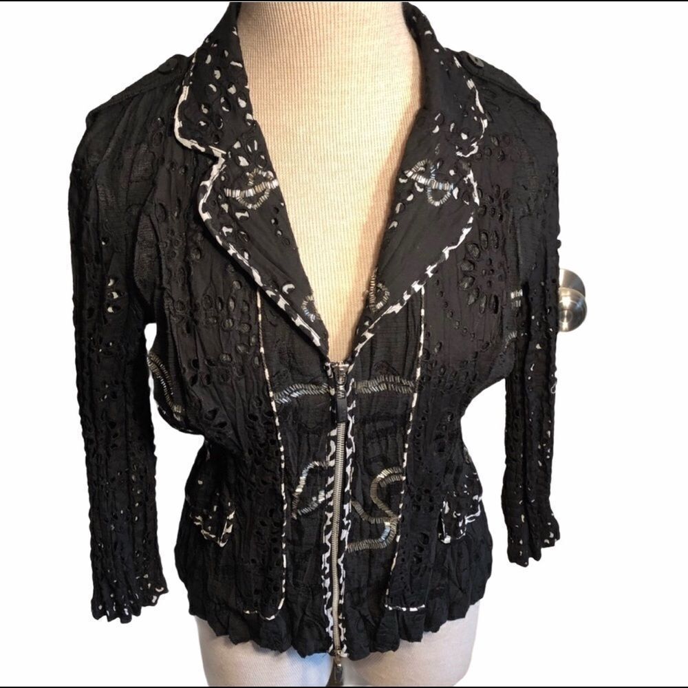 Alberto Makali zippered jacket sz M